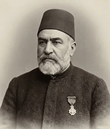 Hasan Ali Efendi için hayalî portre; gerçek görünüşünü yansıtmaz