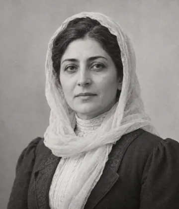 Emine Tevhide Hanım için hayalî portre; gerçek görünüşünü yansıtmaz